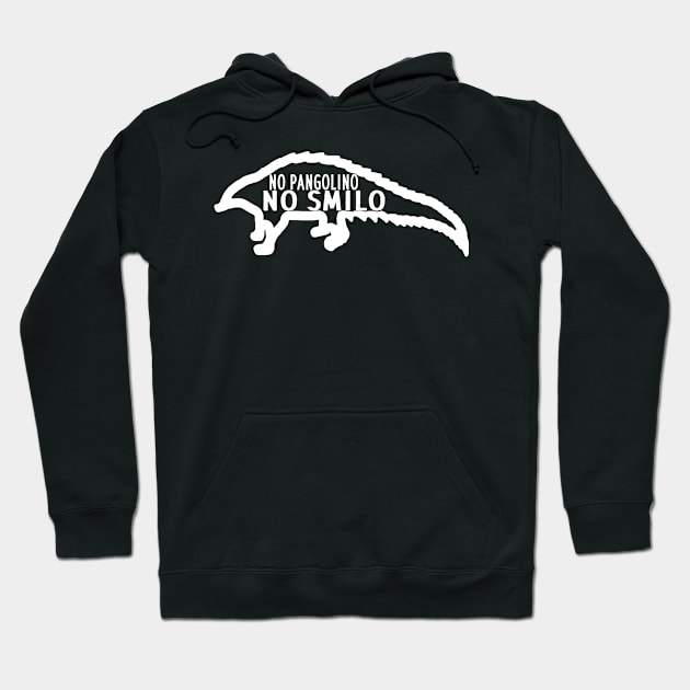 Pangolin saying smile nature pangolin animal Hoodie by FindYourFavouriteDesign